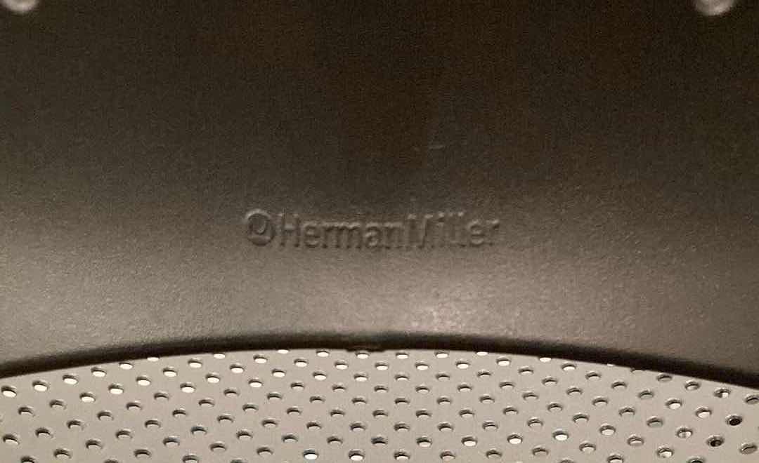 Photo 5 of HERMAN MILLER BLACK CAPER STACKING CHAIR 24” X 24.25” H32”