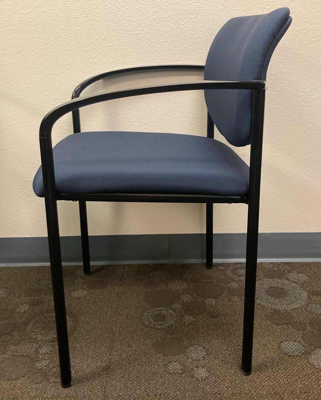 Photo 1 of STEELCASE PLAYER BLUE CLASSROOM/MEETING ROOM SIDE CHAIR 23.75” X 18” H31”