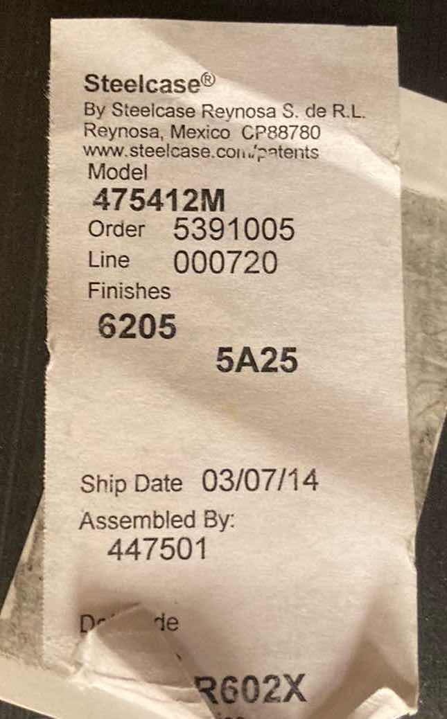 Photo 1 of STEELCASE PLAYER BLUE CLASSROOM/MEETING ROOM SIDE CHAIR 23.75” X 18” H31”