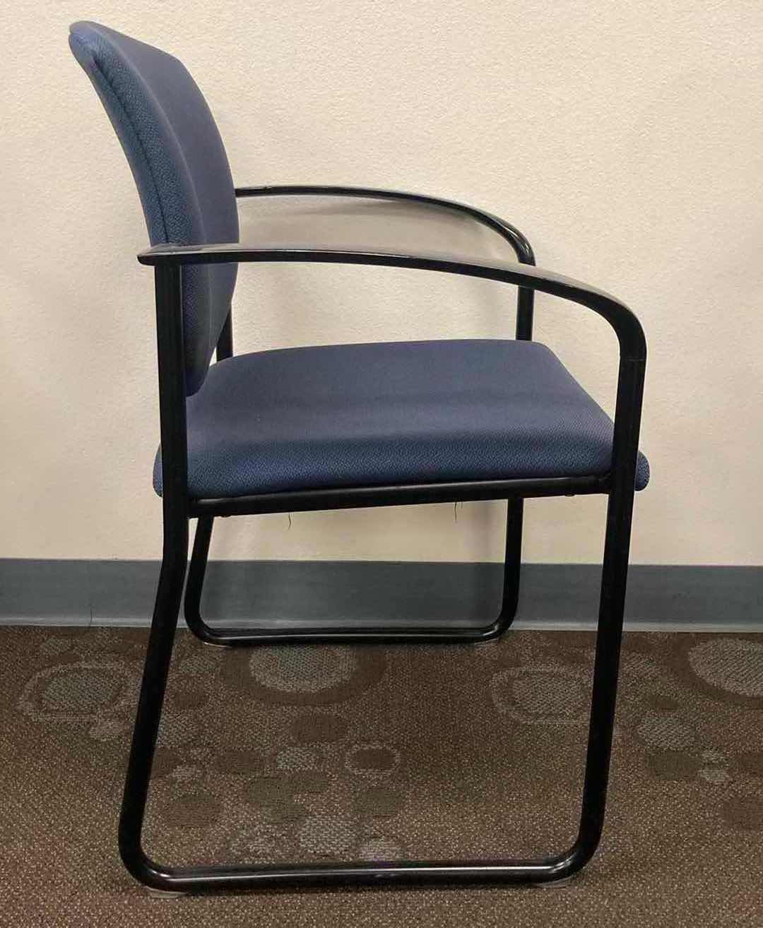 Photo 1 of STEELCASE PLAYER BLUE CLASSROOM/MEETING ROOM SIDE CHAIR 23.75” X 18” H32”