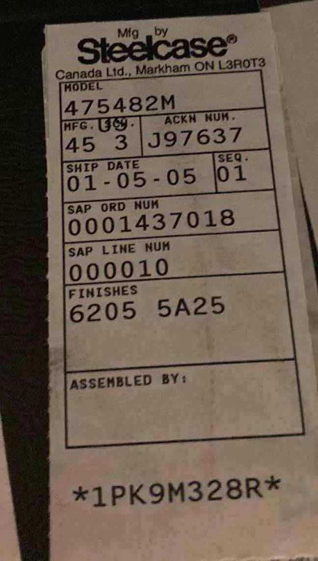 Photo 1 of STEELCASE PLAYER BLUE CLASSROOM/MEETING ROOM SIDE CHAIR 23.75” X 18” H32”