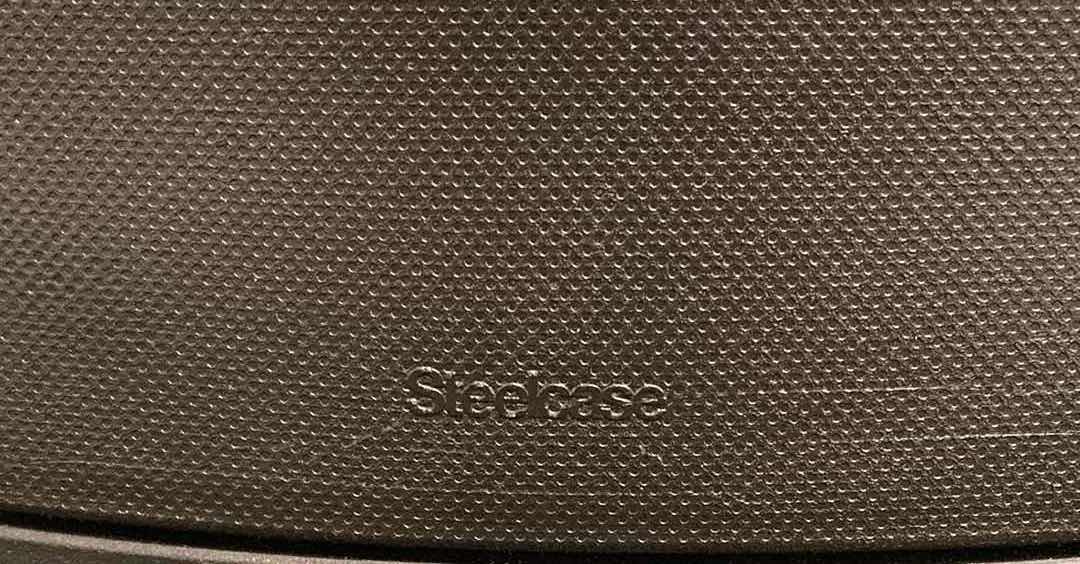 View 5 of STEELCASE AMIA GREY SWIVEL OFFICE CHAIR 21.25” X 27.5” H36.5-42”