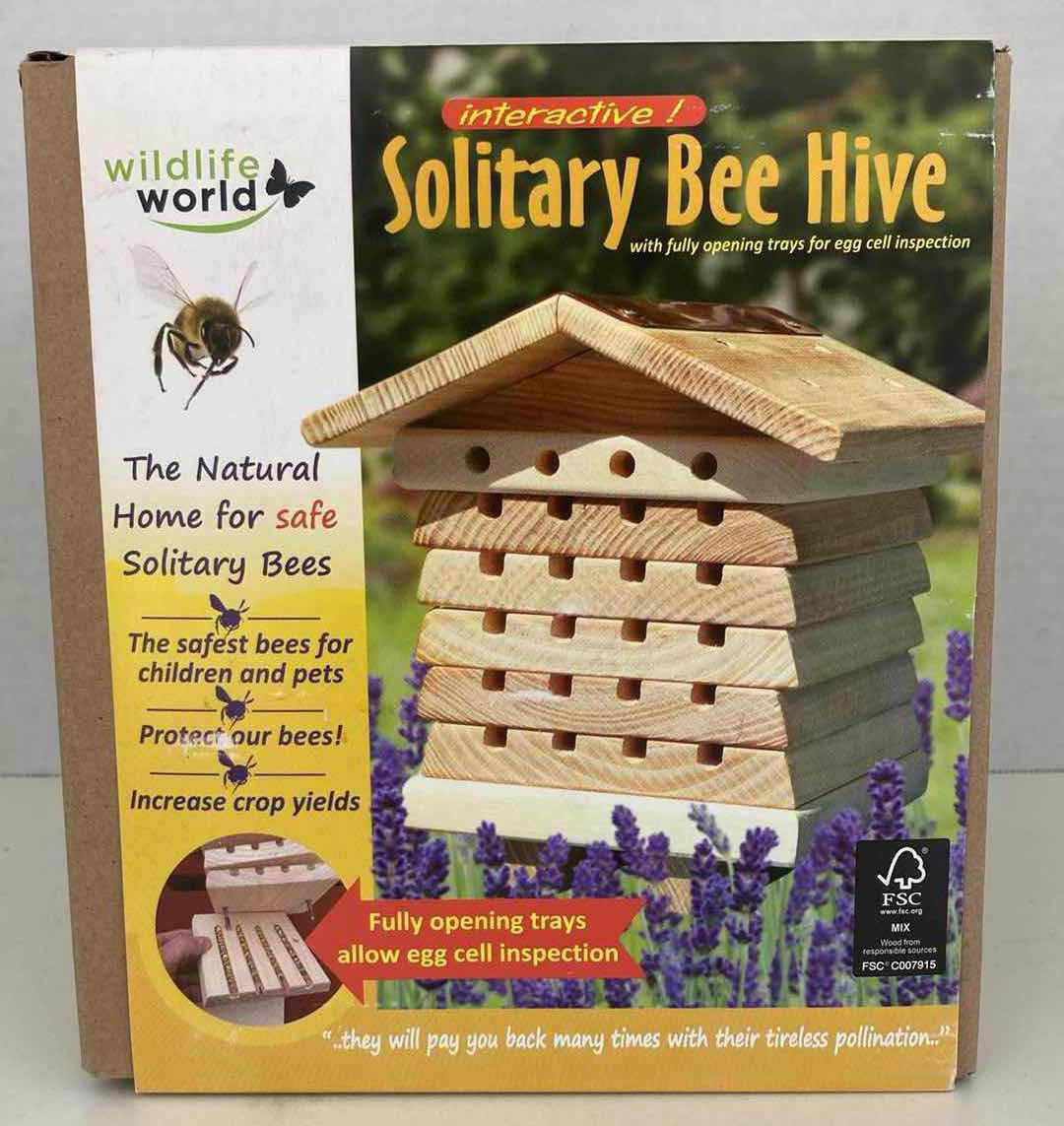 Photo 1 of WILDLIFE WORLD INTERACTIVE SOLITARY BEE HIVE