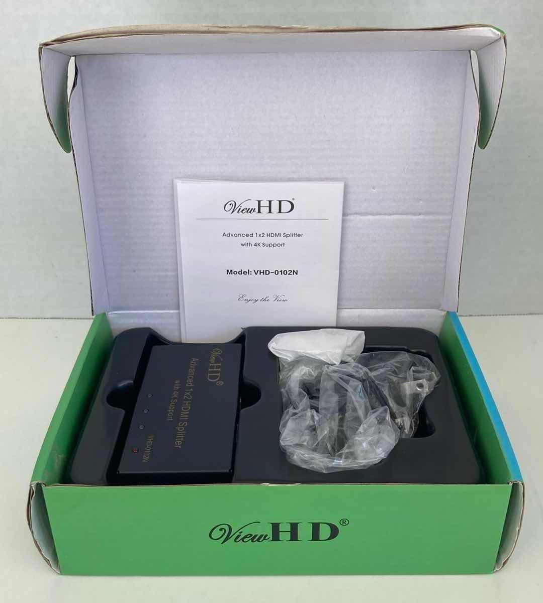 Photo 1 of VIEW HD ADVANCED 1X2 HDMI SPLITTER W 4K SUPPORT MODEL VHD-0102N