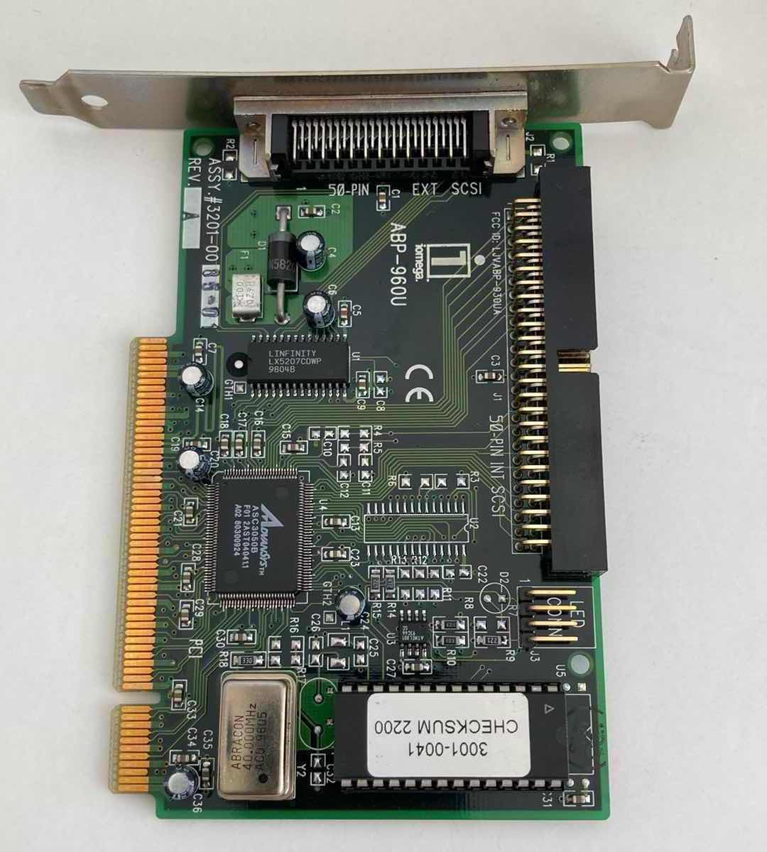 Photo 1 of IOMEGA ABP-960U PCI SCSI ADAPTER