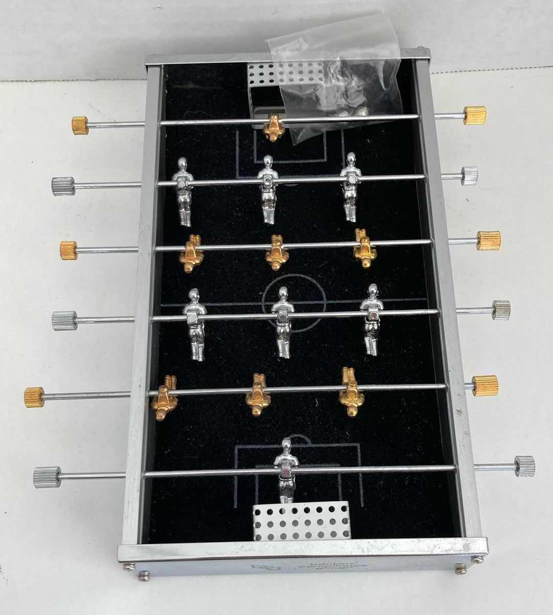 Photo 1 of BEY-BERK DESKTOP FOOSBALL GAME 8” X 4.5” H1.25”