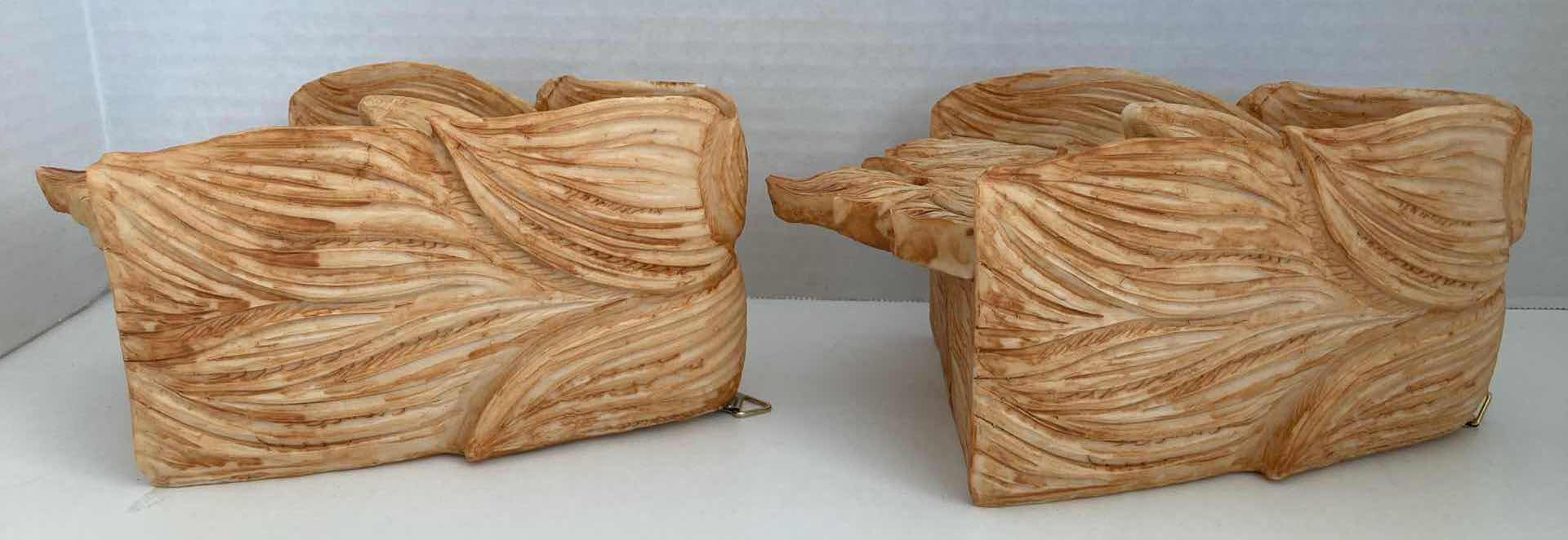 Photo 1 of RUSTIC OLD MAN RESIN HANGING  BIRDHOUSES (2) 4.75” X 3.75” H8.5”