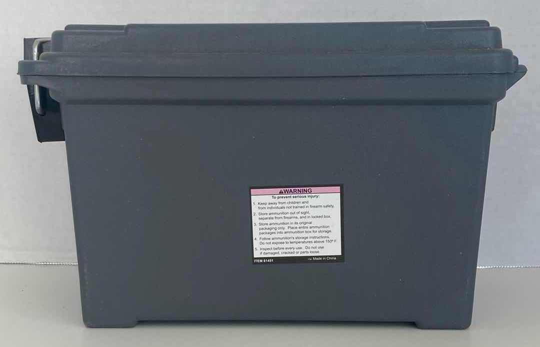 Photo 1 of BUNKER HILL SECURITY AMMO BOX 11.5” X 5” H7”