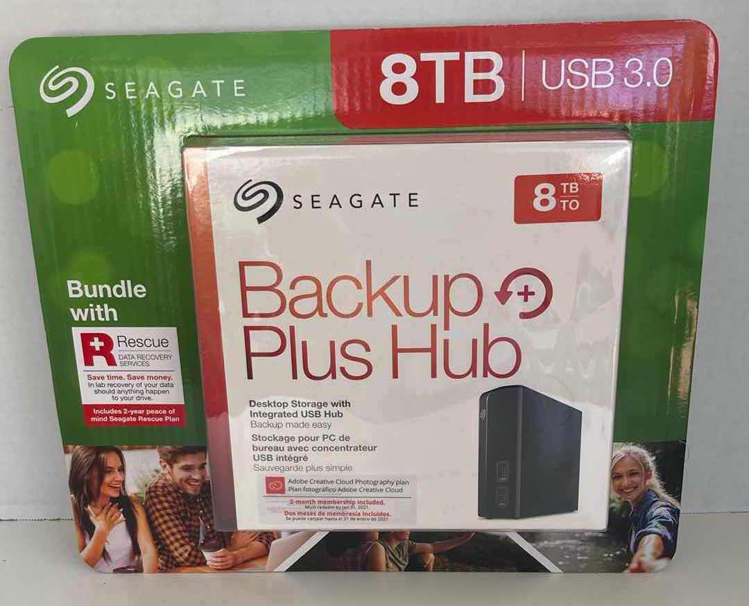 Photo 1 of MAC SEAGATE DESKTOP STORAGE W INTERGRATED USB HUB MODEL STEL800401