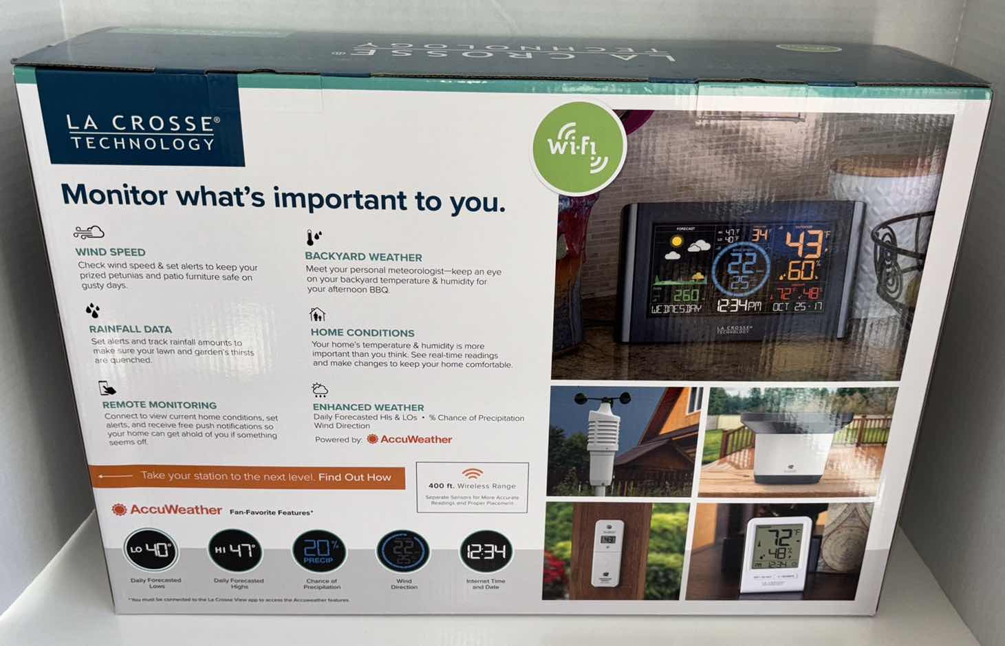 Photo 1 of LA CROSSE TECHNOLOGY PROFESSIONAL REMOTE MONITORING WEATHER STATION