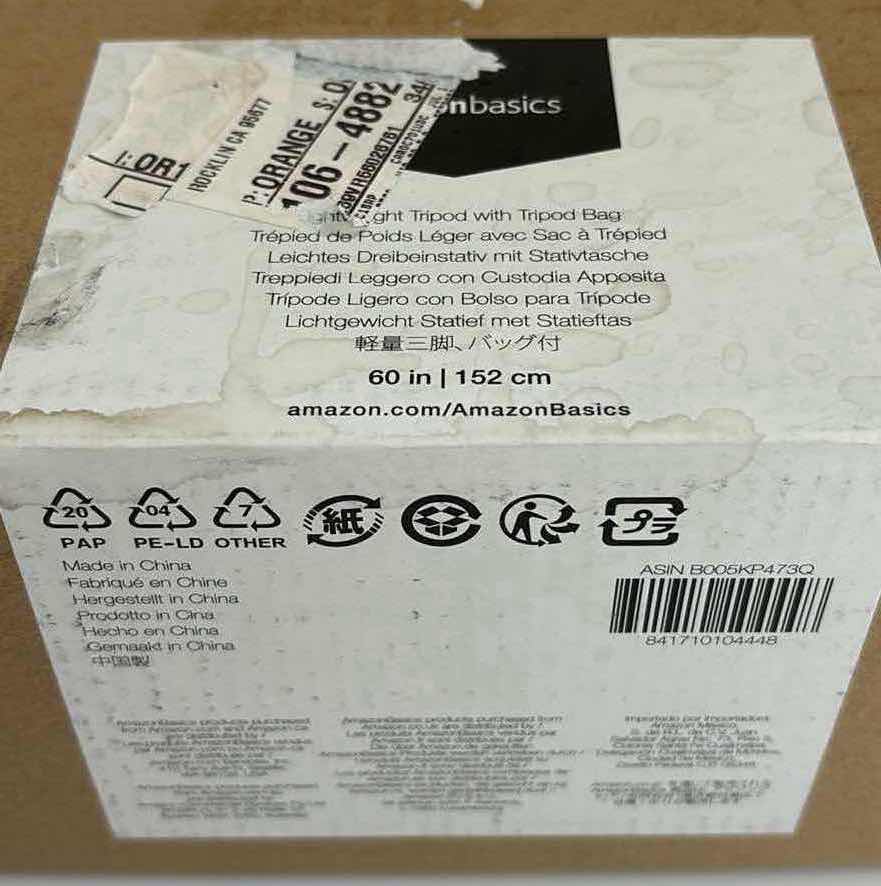 Photo 1 of AMAZON BASICS 60” LIGHTWEIGHT TRIPOD W BAG