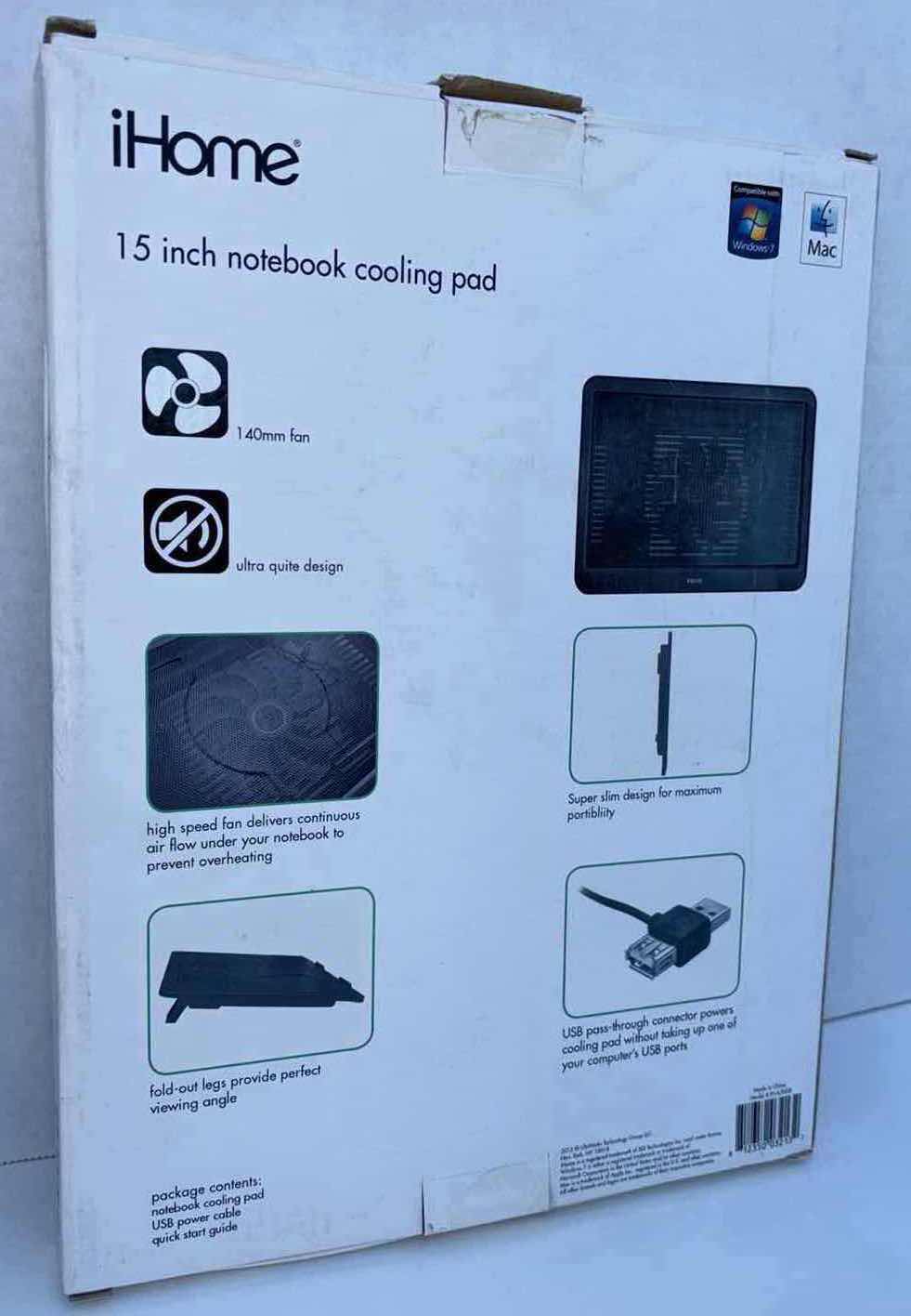 Photo 1 of iHOME 15” NOTEBOOK COOLING PAD