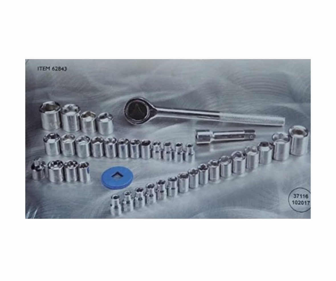 Photo 1 of 40 PC SAE & METRIC SOCKET & NUT DRIVER SET