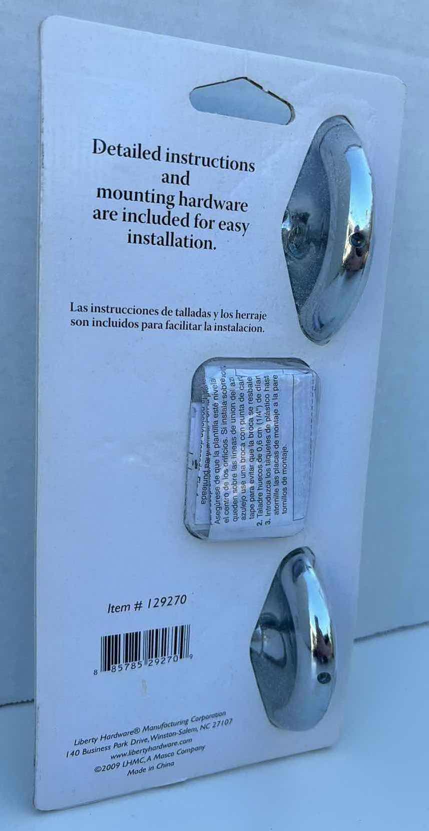 Photo 1 of NEW LIBERTY HARDWARE TOILET PAPER HOLDER, POLISHED CHROME FINISH