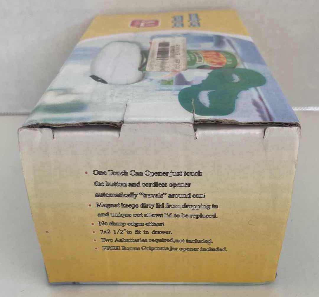 Photo 2 of ONE TOUCH BATTERY OPERATED ELECTRIC CAN OPENER