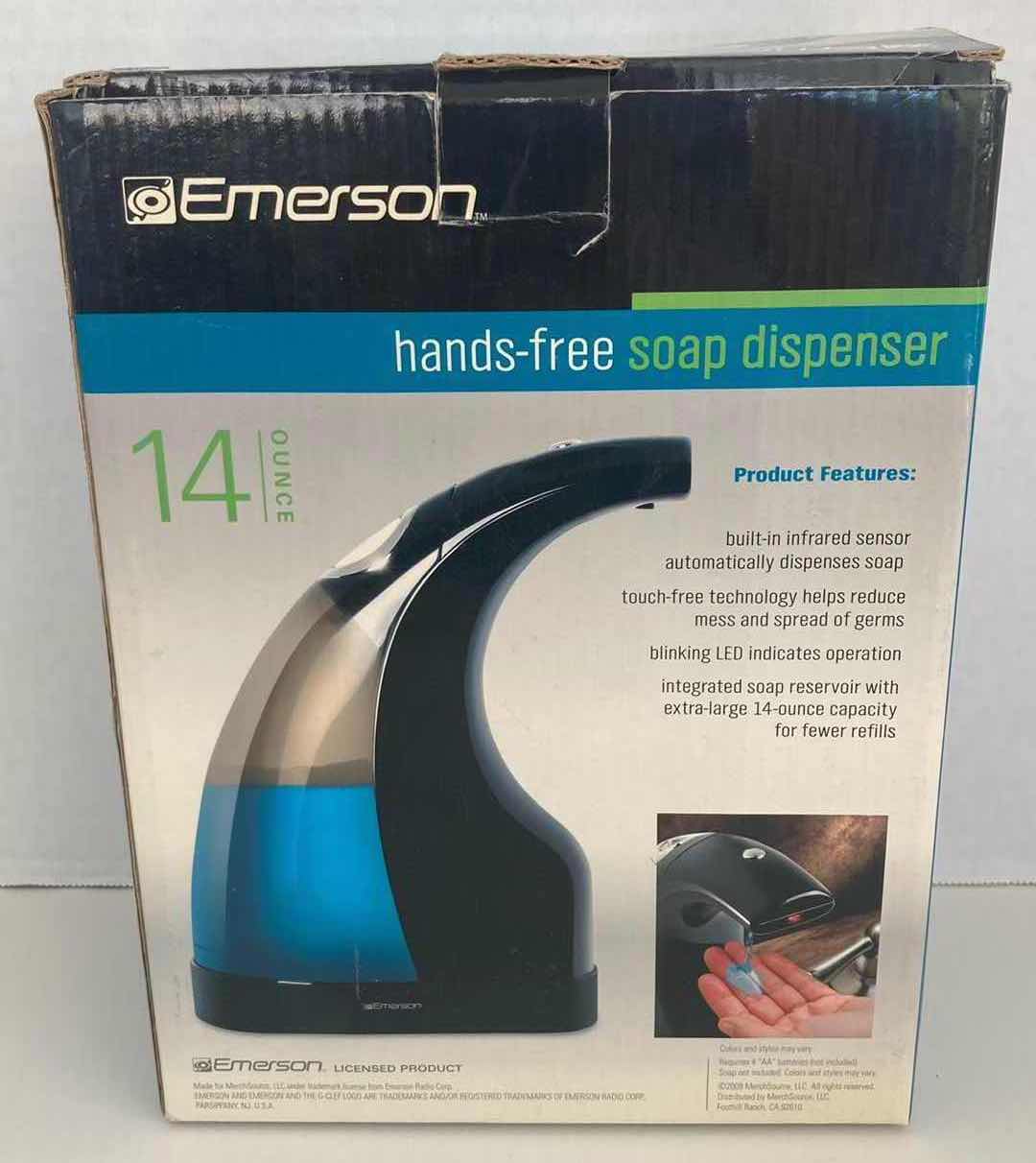 Photo 1 of EMERSON 14 OUNCE HANDS-FREE SOAP DISPENSER