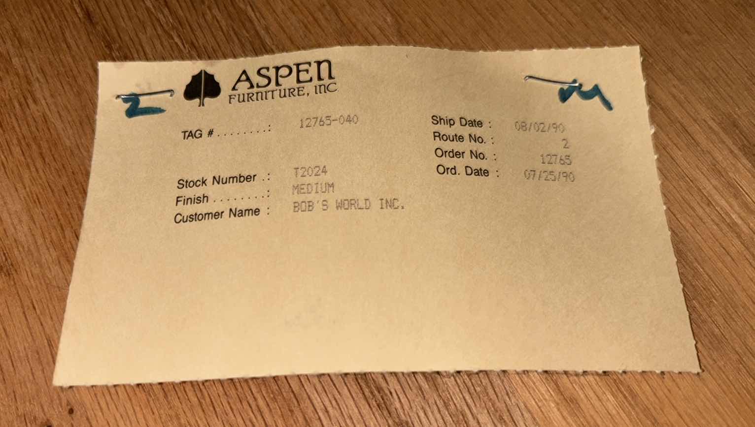 Photo 1 of ASPEN FURNITURE MID CENTURY SOLID OAK END TABLE (MODEL T2024 MEDIUM FINISH) 20” X 23.5” H20”