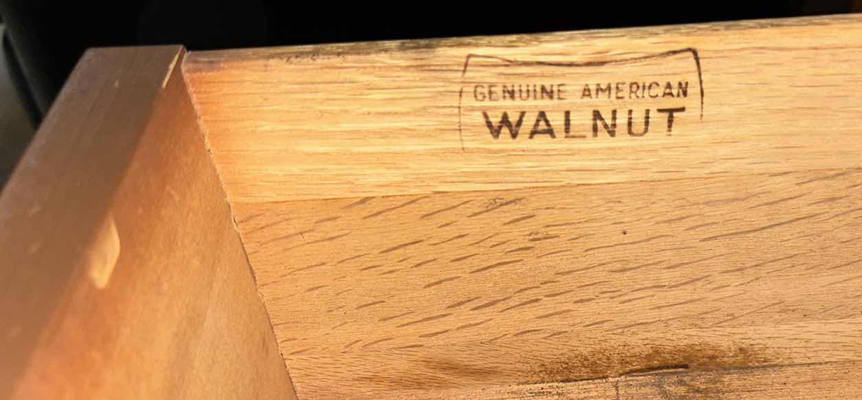 Photo 1 of MID CENTURY MODERN WALNUT WOODEN NIGHT STAND 14” X 18” H26”