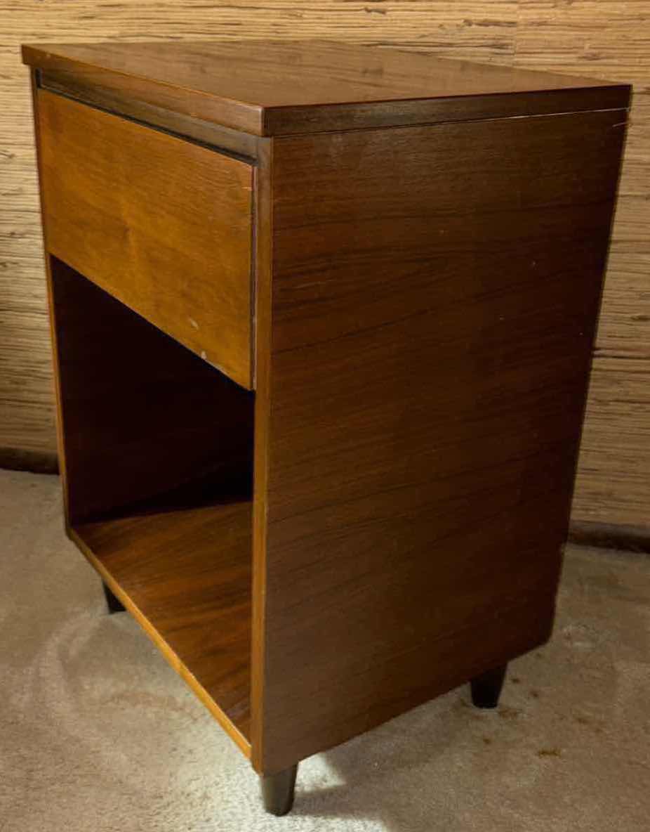 Photo 1 of MID CENTURY MODERN WALNUT WOODEN NIGHT STAND 14” X 18” H26”