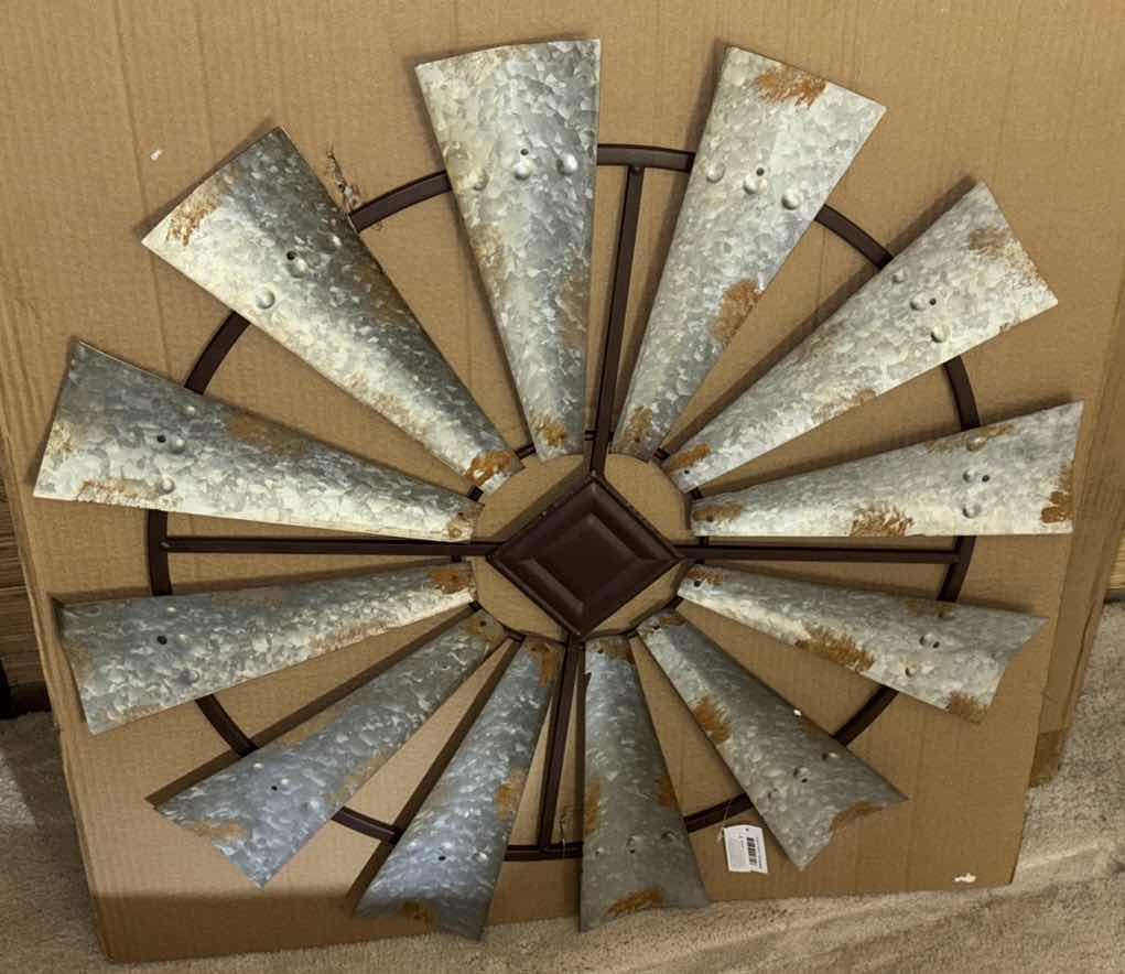 Photo 1 of NEW DECO 79 METAL WINDMILL HOME WALL DECOR/WALL ART 30” X 30”