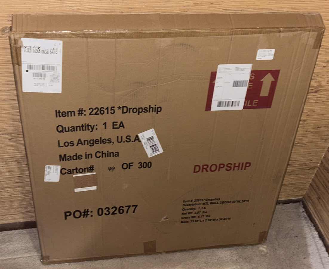 Photo 1 of NEW DECO 79 METAL WINDMILL HOME WALL DECOR/WALL ART 30” X 30”