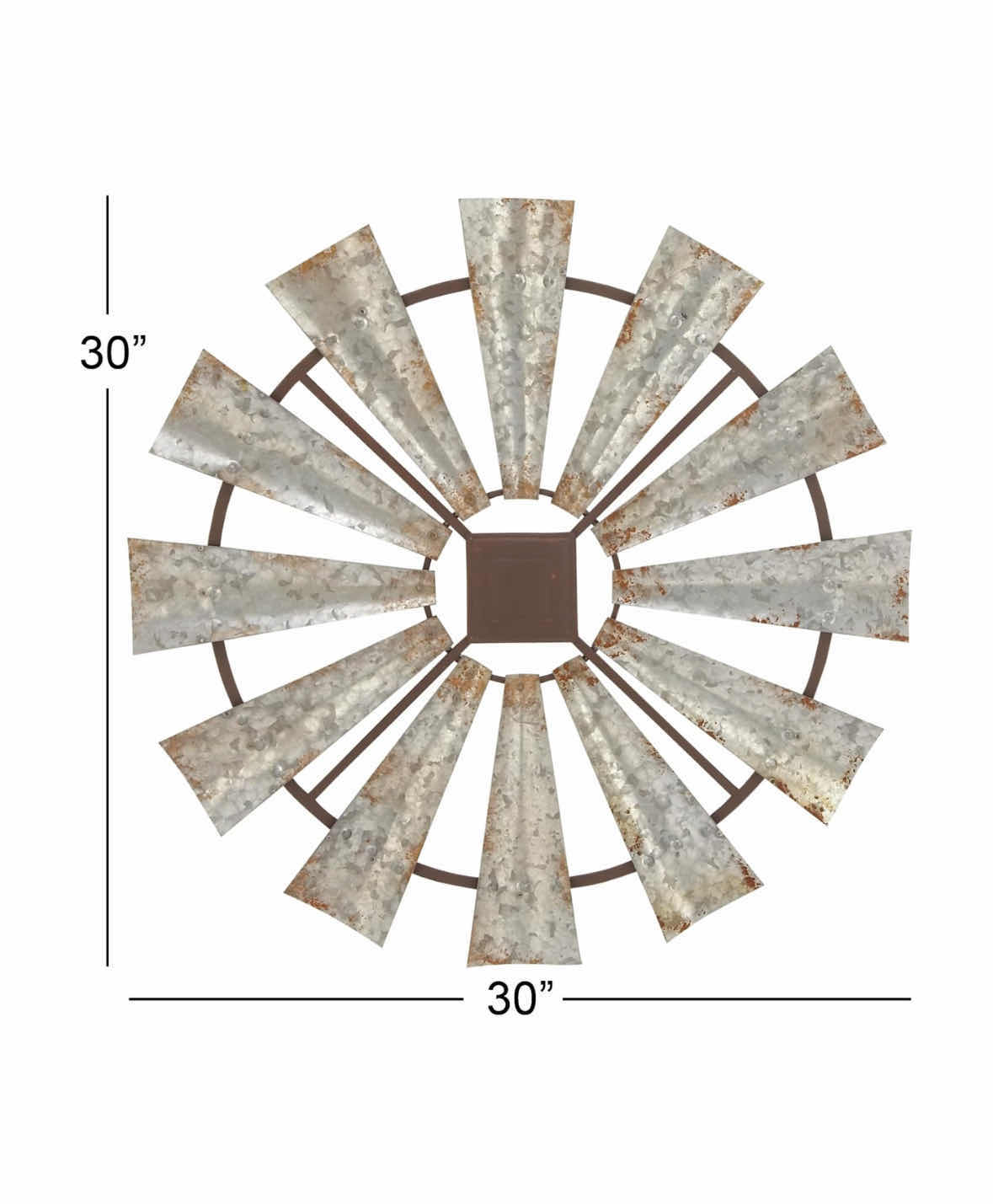 Photo 1 of NEW DECO 79 METAL WINDMILL HOME WALL DECOR/WALL ART 30” X 30”