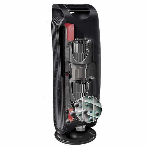 Photo 1 of HONEYWELL QUIETCLEAN OSCILLATING 29” TOWER W PERMANENT WASHABLE FILTER  FOR MEDIUM ROOMS (BLACK HFD230)