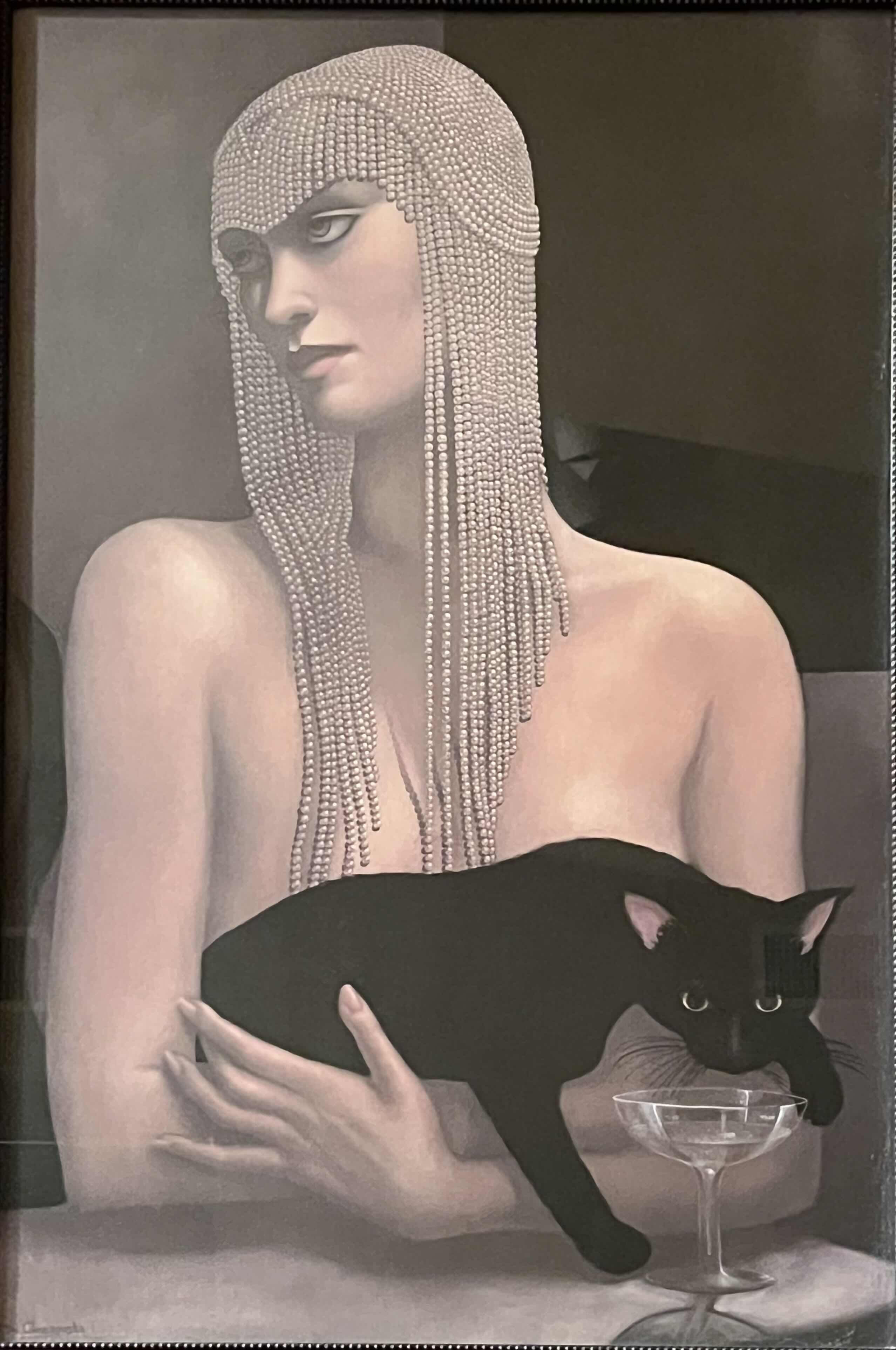 Photo 1 of “SOLITAIRE” FRAMED ARTWORK BY JMW CHEZANOSKA 23.5” X 35”