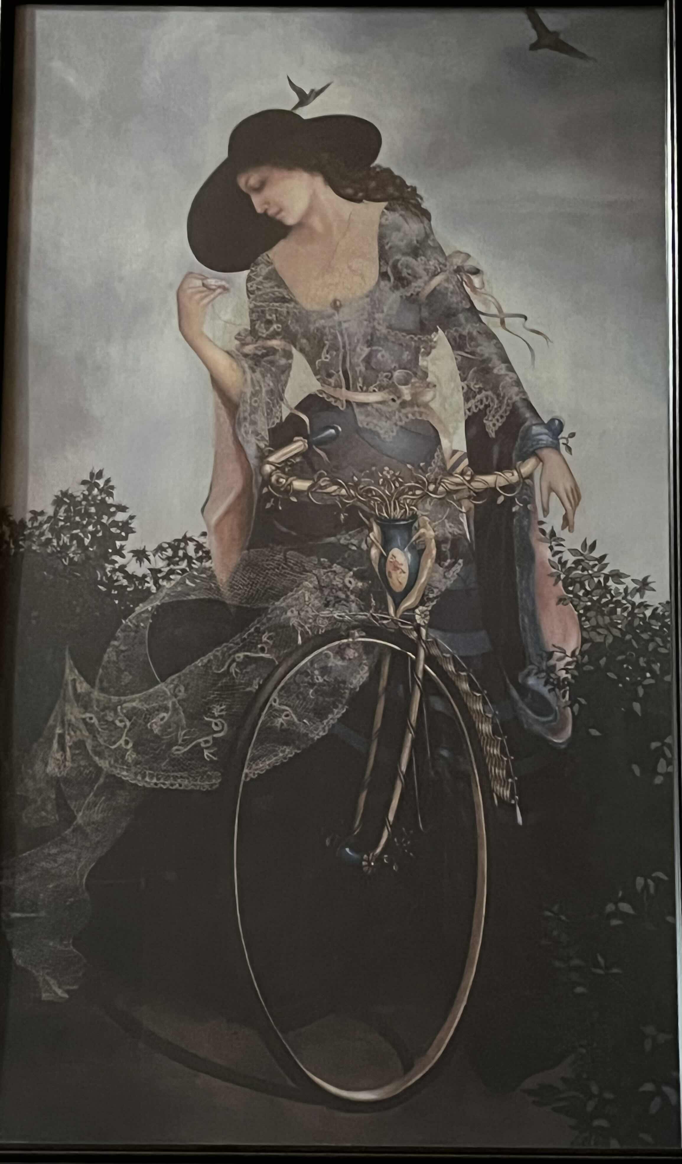 Photo 1 of UNSTUCK IN TIME FRAMED ARTWORK BY JMW CHEZANOSKA 22.5” X 37.75”