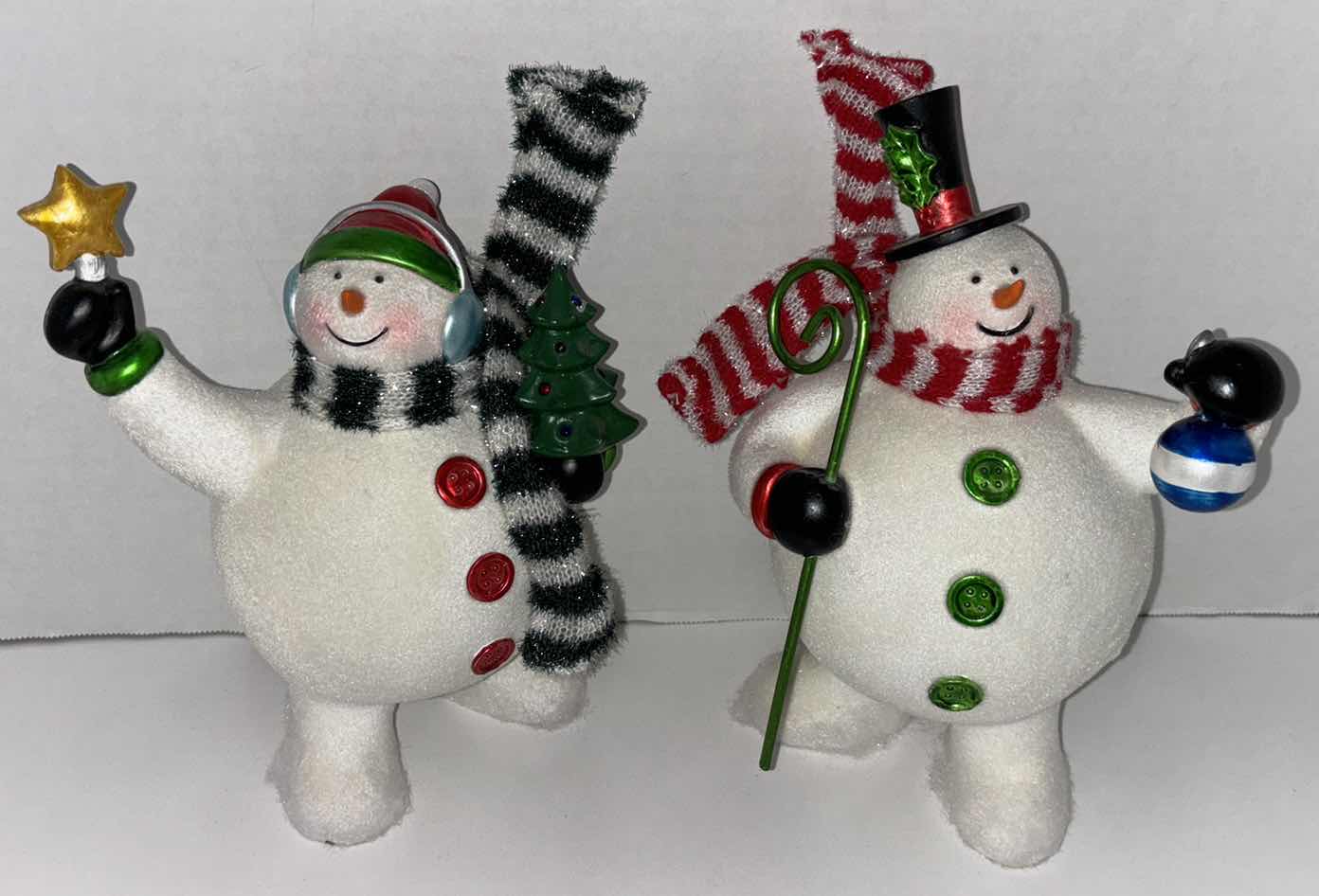 Photo 1 of 10” SNOWMEN CHRISTMAS DECOR (2)