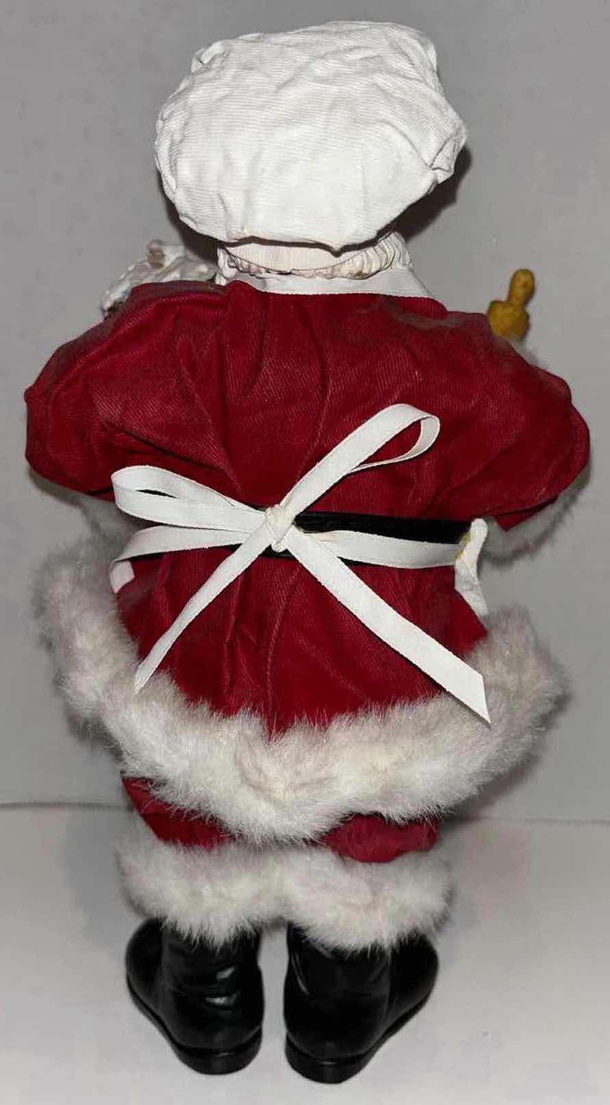 Photo 3 of 11” BAKING SANTA CLAUS RESIN FIGURE