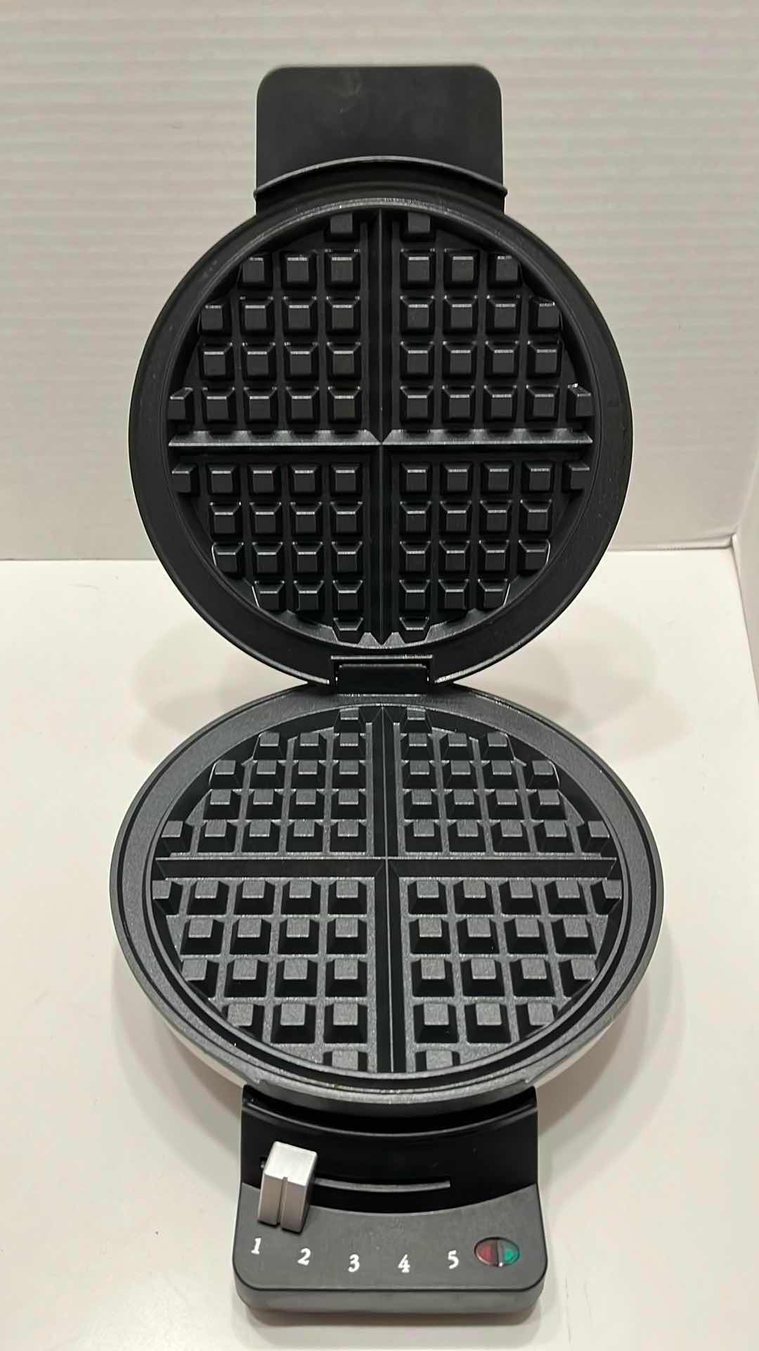 Photo 1 of CUISINART CLASSIC STAINLESS STEEL WAFFLE MAKER W BATTER PITCHER MODEL WMR-CA