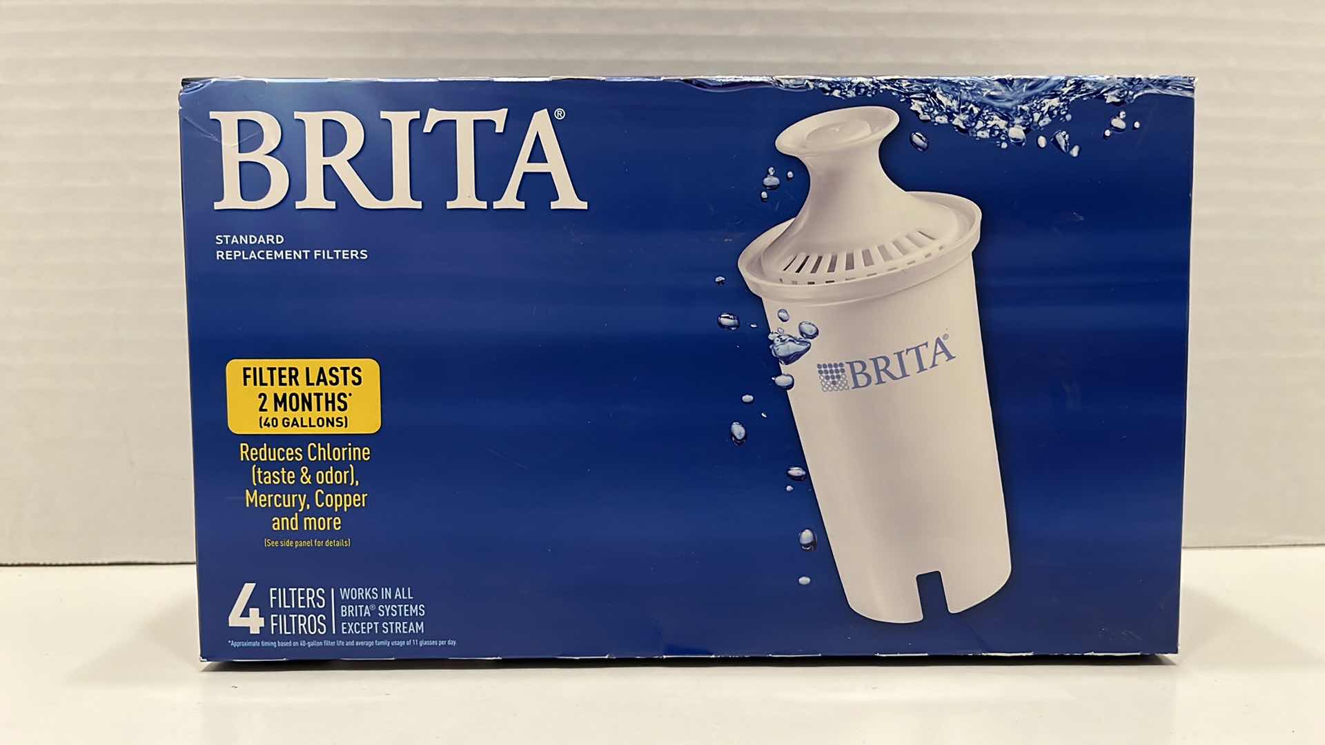 Photo 1 of NEW BRITA STAND REPLACEMENT FILTERS 4PACK