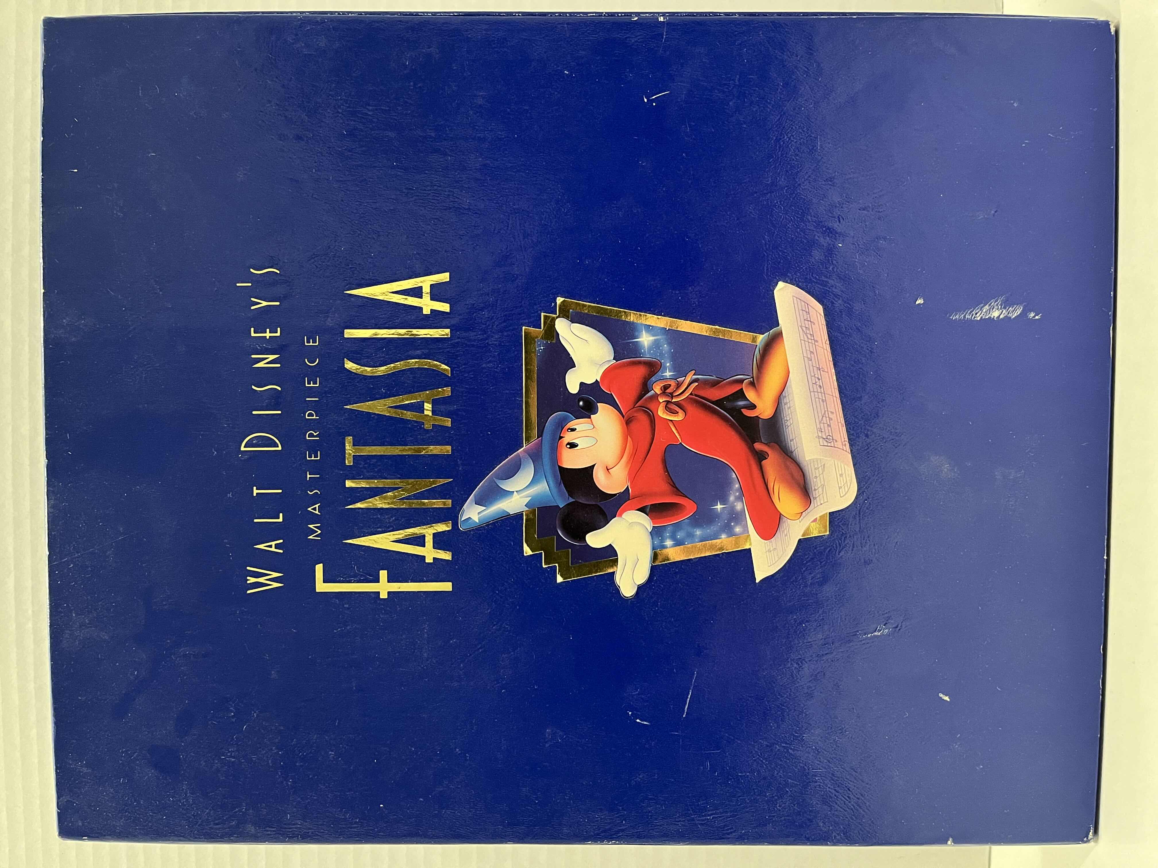 Photo 1 of WALT DISNEY MASTERPIECE LIMITED COMMEMORATIVE EDITION FANTASIA VHS MOVIE & SOUNDTRACK W COA, LITHOGRAPH