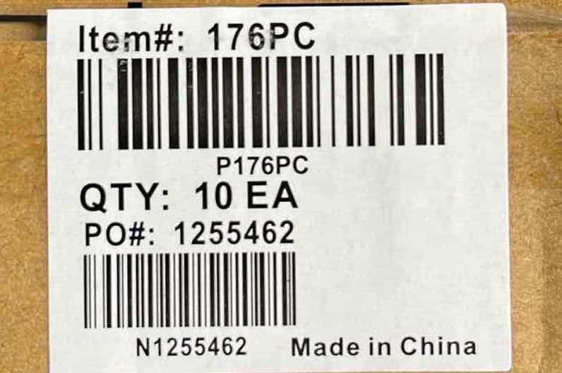 Photo 1 of ELEMENTS BY HARDWARE RESOURCES POLISHED CHROME NAPLES PULL CABINET HANDLE 176-PC 1CASE/10PCS (READ NOTES)