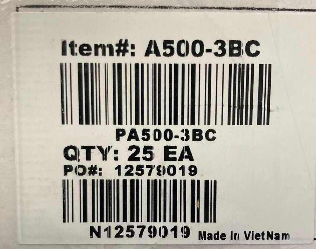 Photo 1 of ELEMENTS BY HARDWARE RESOURCES BRUSHED CHROME EDGE PULL CABINET HANDLE A500-3BC 1BOX/25PCS (READ NOTES)
