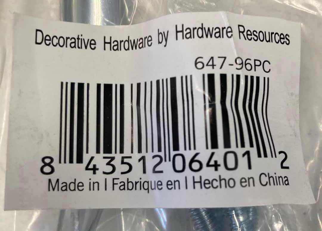 Photo 1 of ELEMENTS BY HARDWARE RESOURCES POLISHED CROME WATERVALE PULL CABINET HANDLE 647-96PC 1BAG/4PCS (READ NOTES)