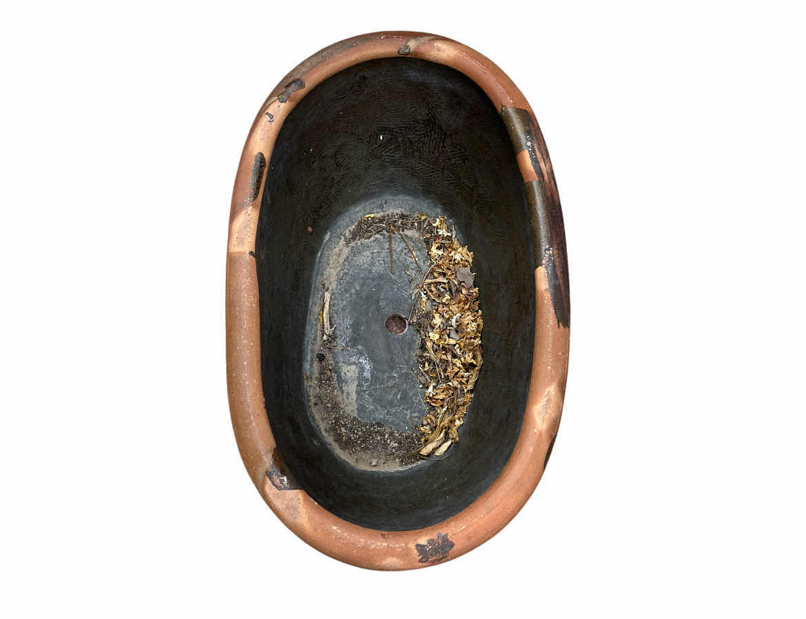 Photo 1 of GLAZED OBLONG CERAMIC PLANTER POT 27” X 16” H14”