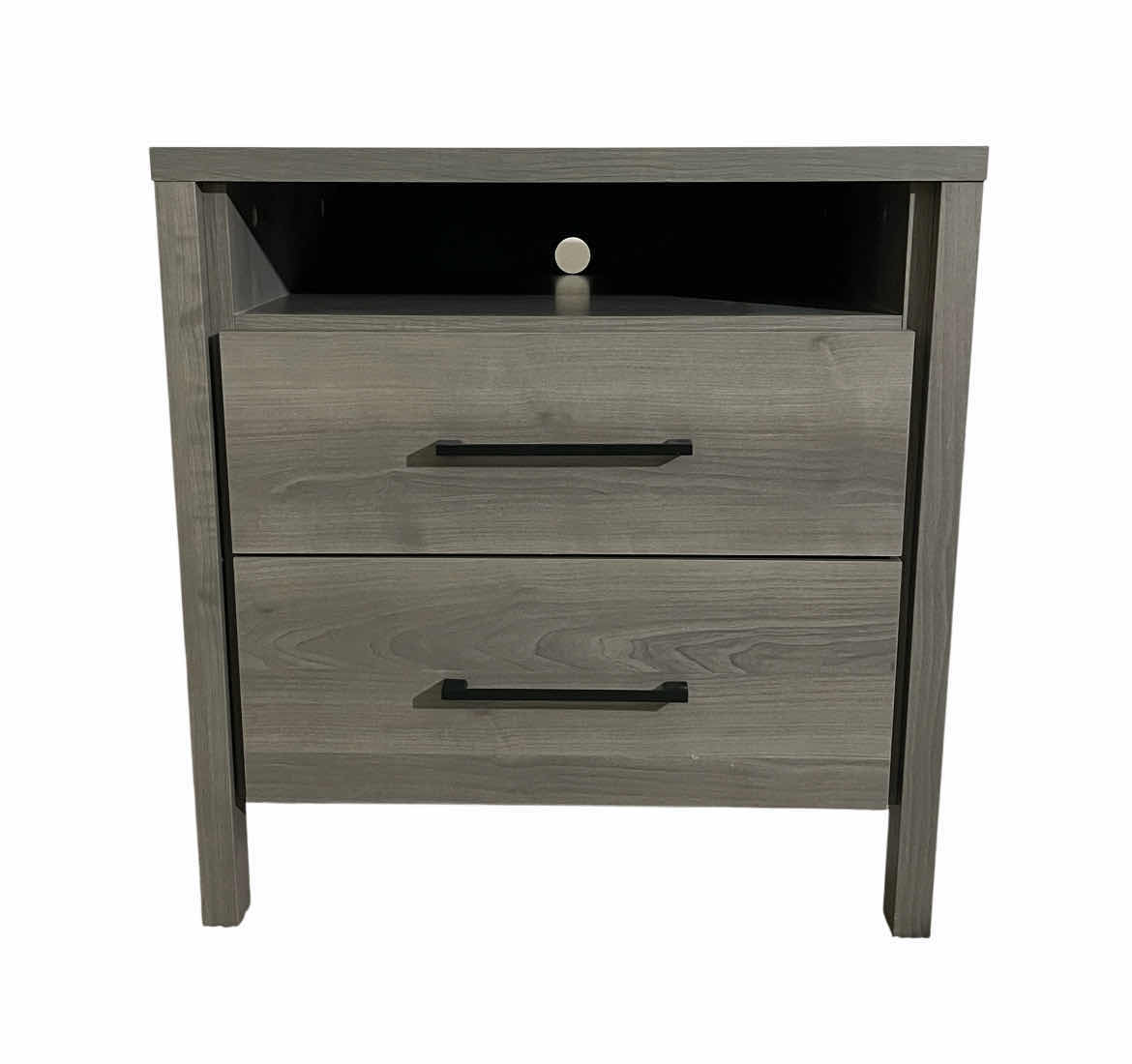 Photo 1 of SOUTH SHORE FURNITURE GRAVITY GRAY MAPLE 2 DRAWER NIGHTSTAND 21.75” X 18” H22.5”