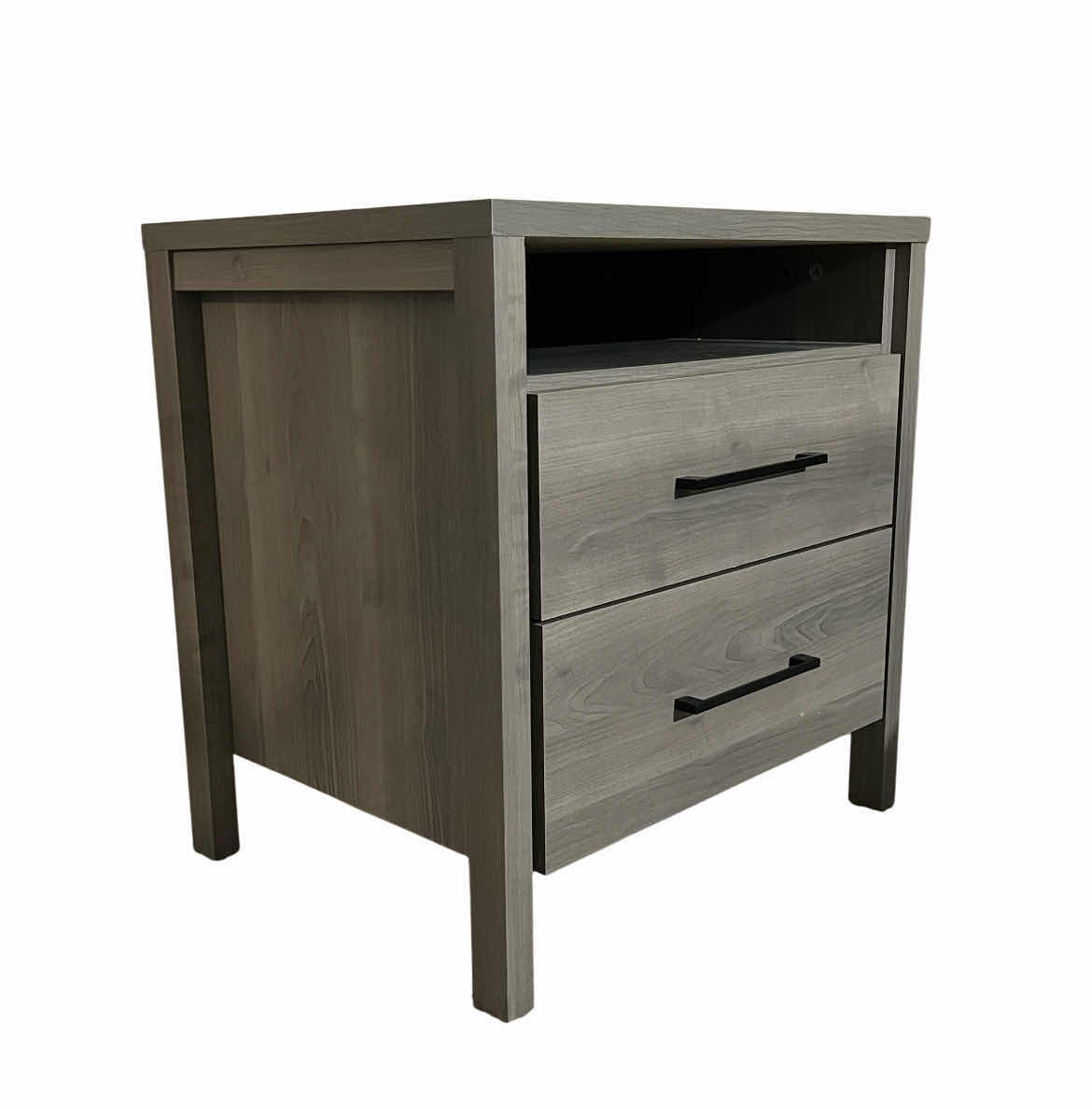 Photo 1 of SOUTH SHORE FURNITURE GRAVITY GRAY MAPLE 2 DRAWER NIGHTSTAND 21.75” X 18” H22.5”