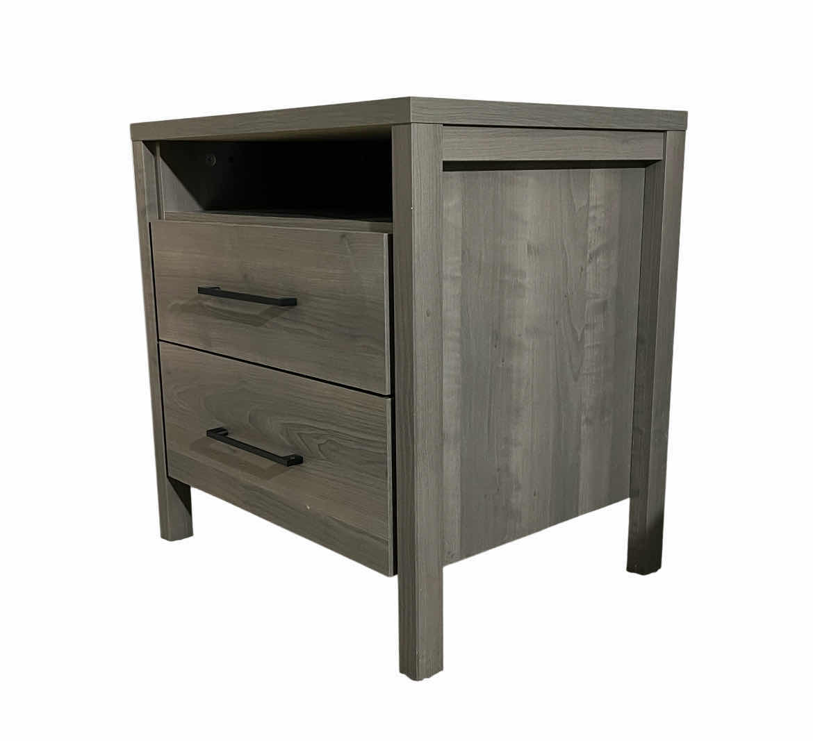 Photo 1 of SOUTH SHORE FURNITURE GRAVITY GRAY MAPLE 2 DRAWER NIGHTSTAND 21.75” X 18” H22.5”