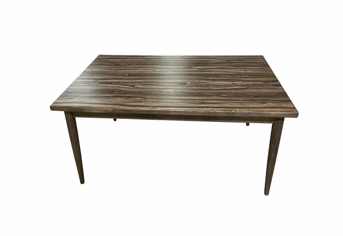Photo 1 of BUYLATERAL ELEMENT MID-CENTURY MODERN WALNUT TOP RUBBER WOOD LEG DINING TABLE