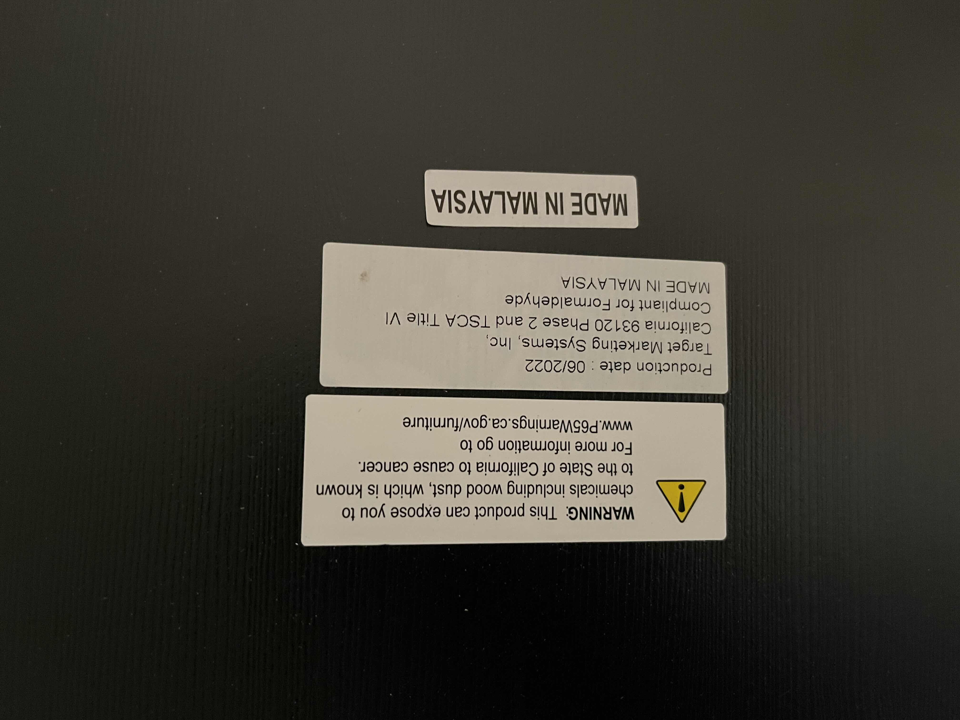 Photo 1 of BUYLATERAL ELEMENT MID-CENTURY MODERN WALNUT TOP RUBBER WOOD LEG DINING TABLE