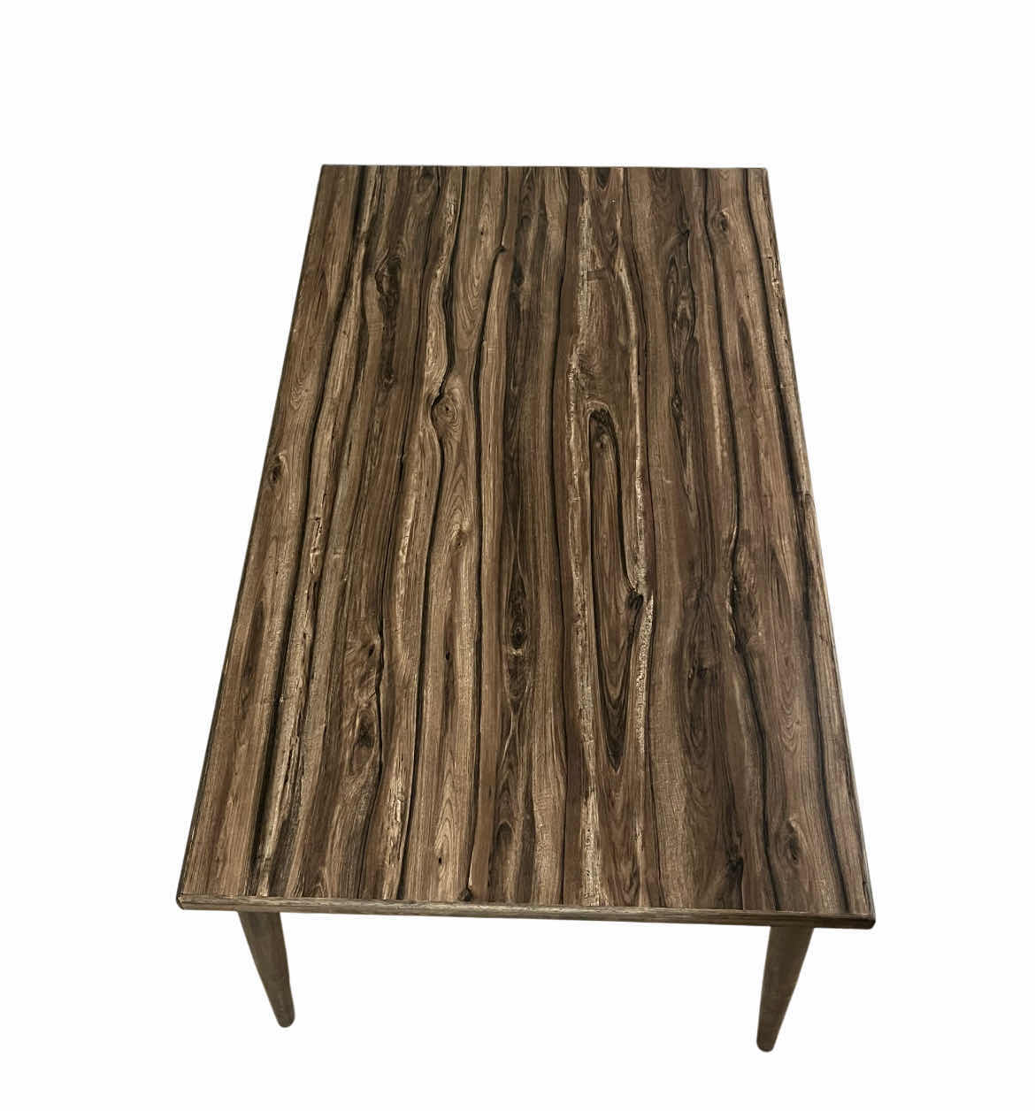Photo 1 of BUYLATERAL ELEMENT MID-CENTURY MODERN WALNUT TOP RUBBER WOOD LEG DINING TABLE