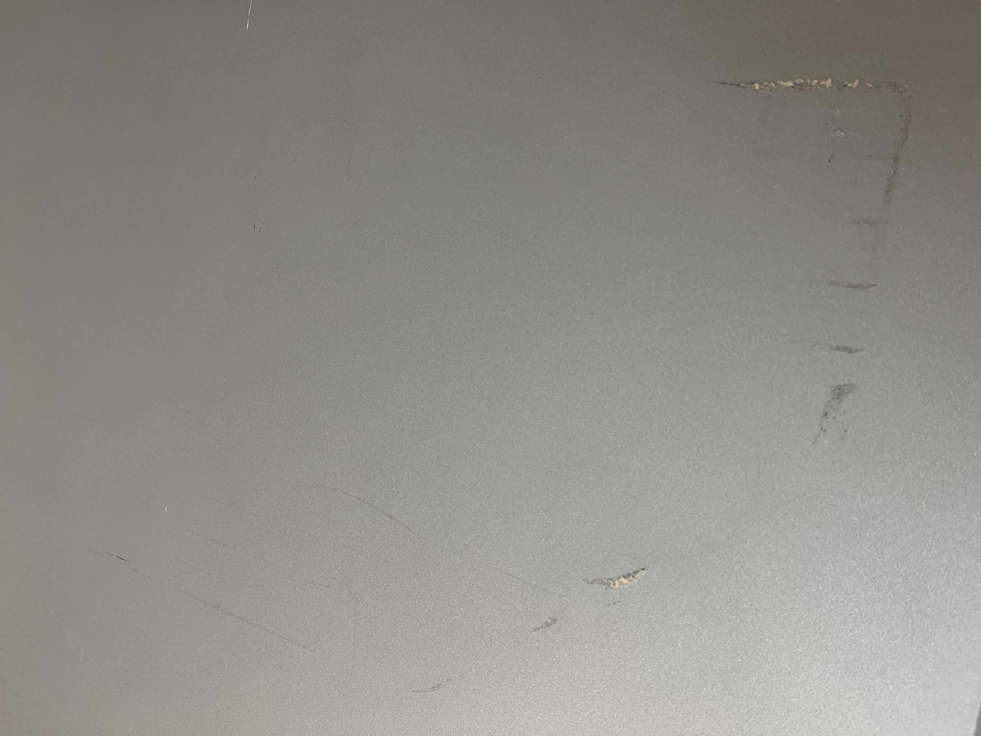 Photo 1 of TECHCRAFT SILVER MATTE GLASS SHELF ROLLING TV STAND 41.75” X 21.5 H23.5”