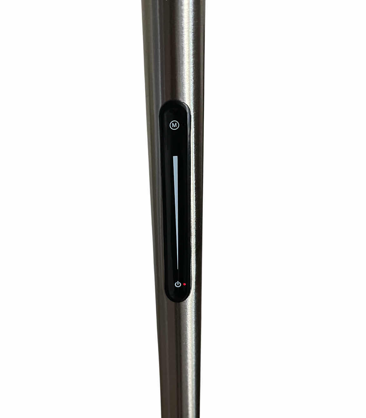 Photo 1 of ADESSI SOLAR BRUSHED STEEL FROSTED SHADE INTEGRATED DIMMER LED FLOOR LAMP 5121-22 14” X 71”