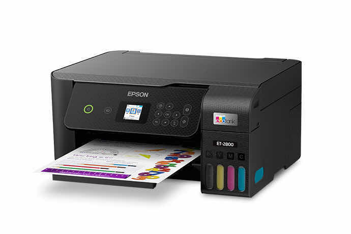 Photo 1 of EPSON ECOTANK ET-2800 CARTRIDGE FREE SUPERTANK ALL-IN-ONE WIRELESS COLOR PRINTER C634G