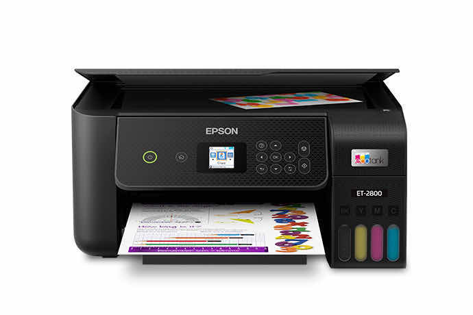 Photo 1 of EPSON ECOTANK ET-2800 CARTRIDGE FREE SUPERTANK ALL-IN-ONE WIRELESS COLOR PRINTER C634G