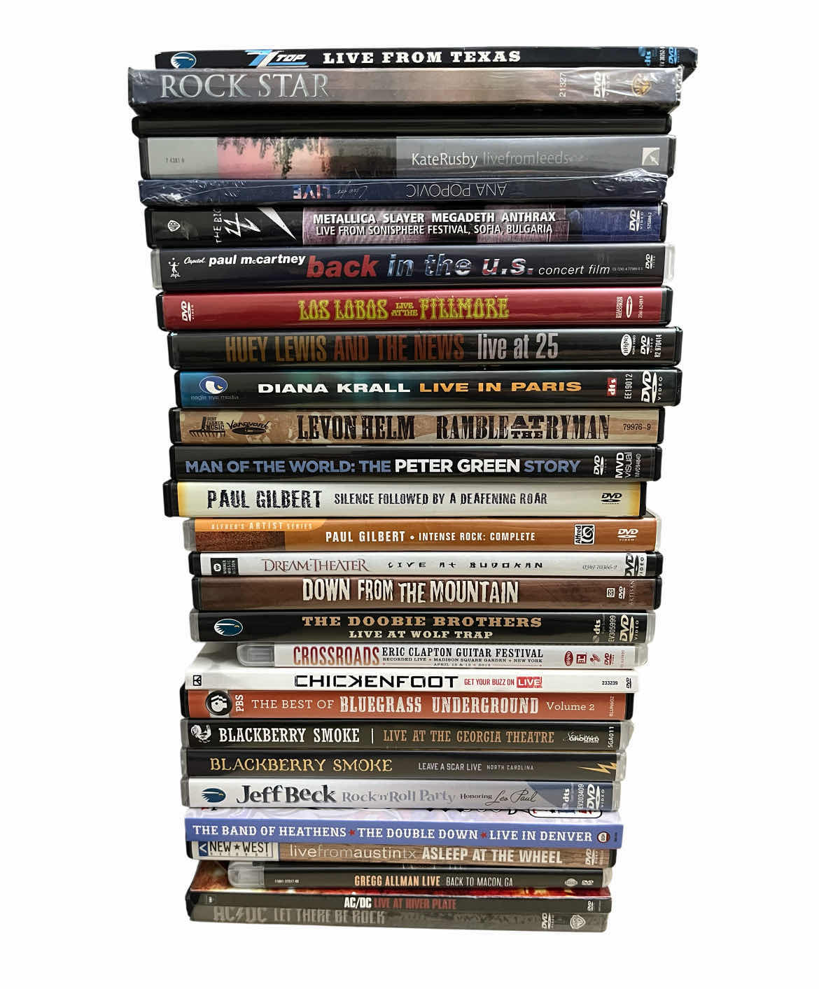 Photo 1 of MUSIC THEMED DVD VIDEOS- MOVIES, SELF HELP, CONCERTS (39)