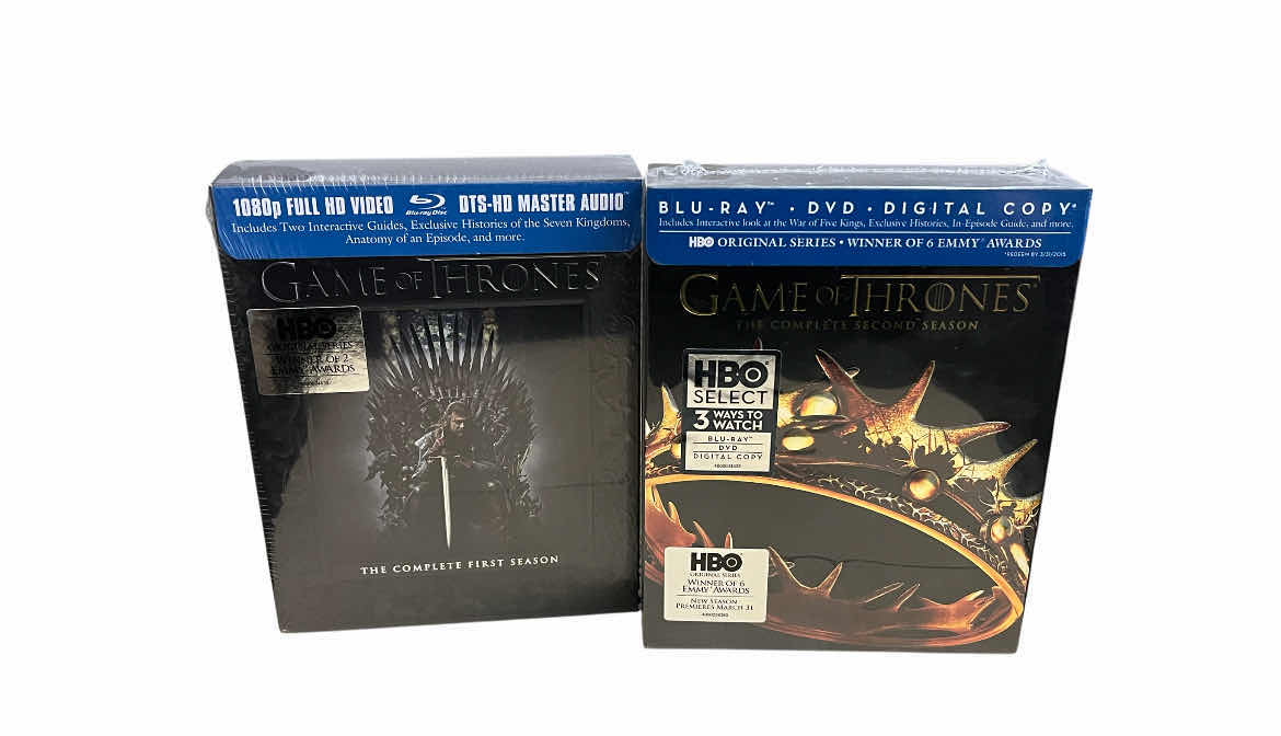 Photo 1 of GAME OF THRONES DVD VIDEO SEASON 1 & 2